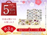 【福袋5万円コース】 ●全3点入り ●保証アイテム：となりのトトロ 箱まち口金付き札入れ/三角マチのペンケース